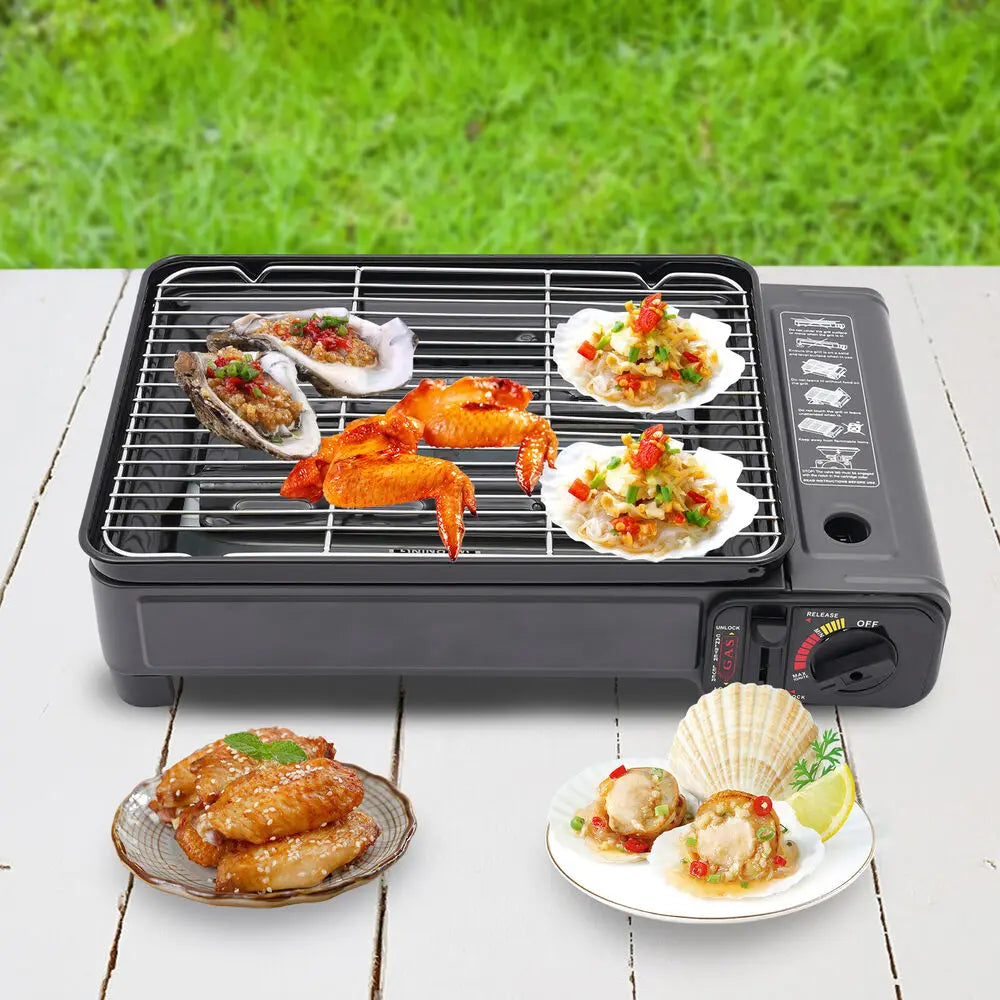 Butane Portable Camping Grill Stove for Outdoor Cooking