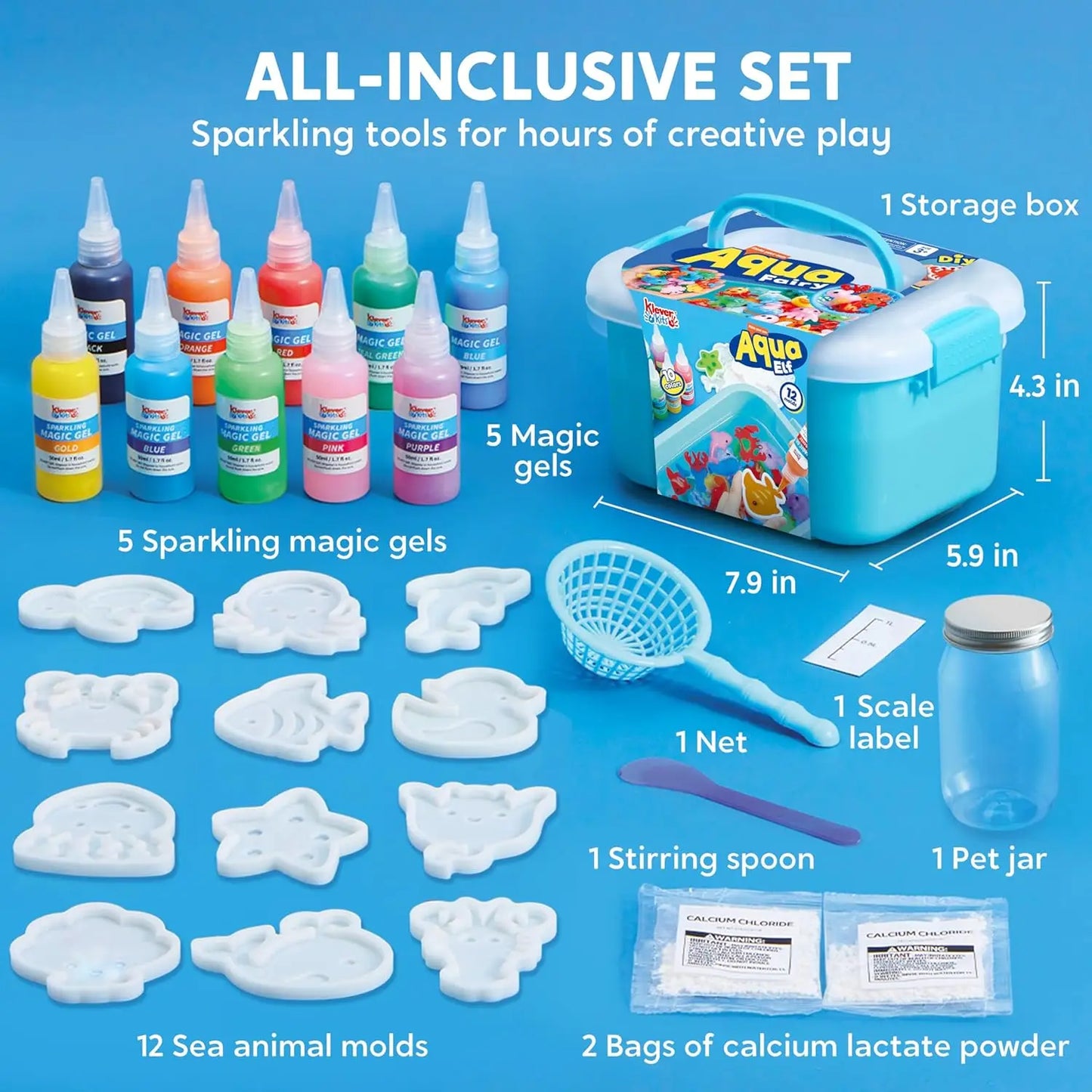 Joyfy WaterGel Kit Fairy Toy Set With 10 Gels Bundle