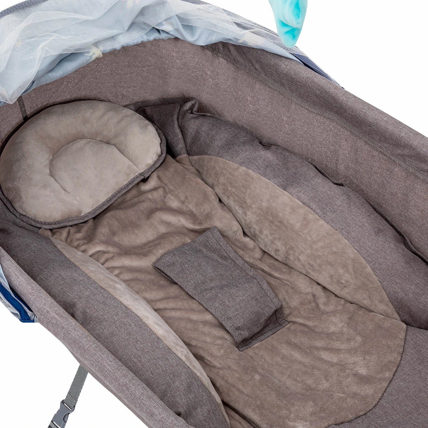 Bymaocar Baby Cradle Swing 5 Speeds Electric With Remote Control