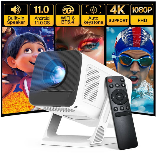 LynCast Smart Mini Projector 4K Android TV With WiFi