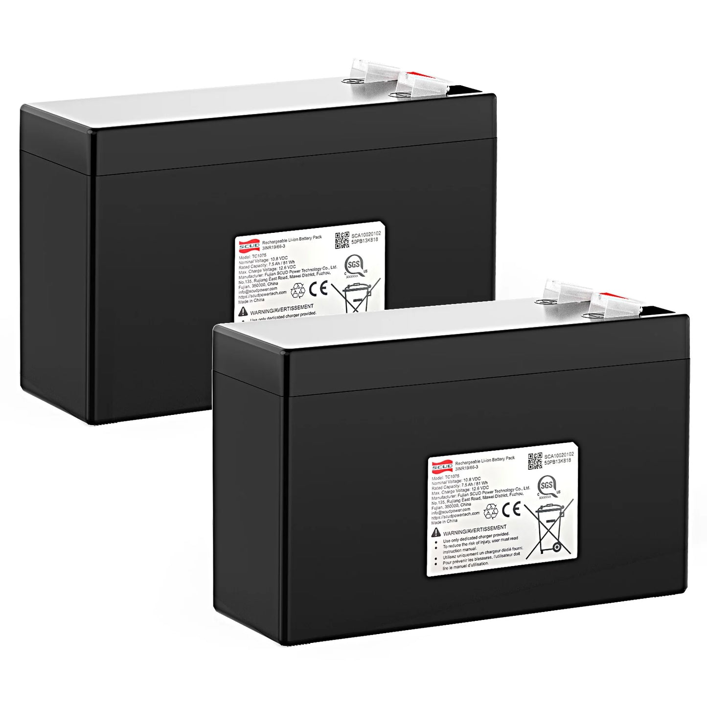 DREAMDASH Children's Electric Ride Ons Battery 10.8V 7.5Ah