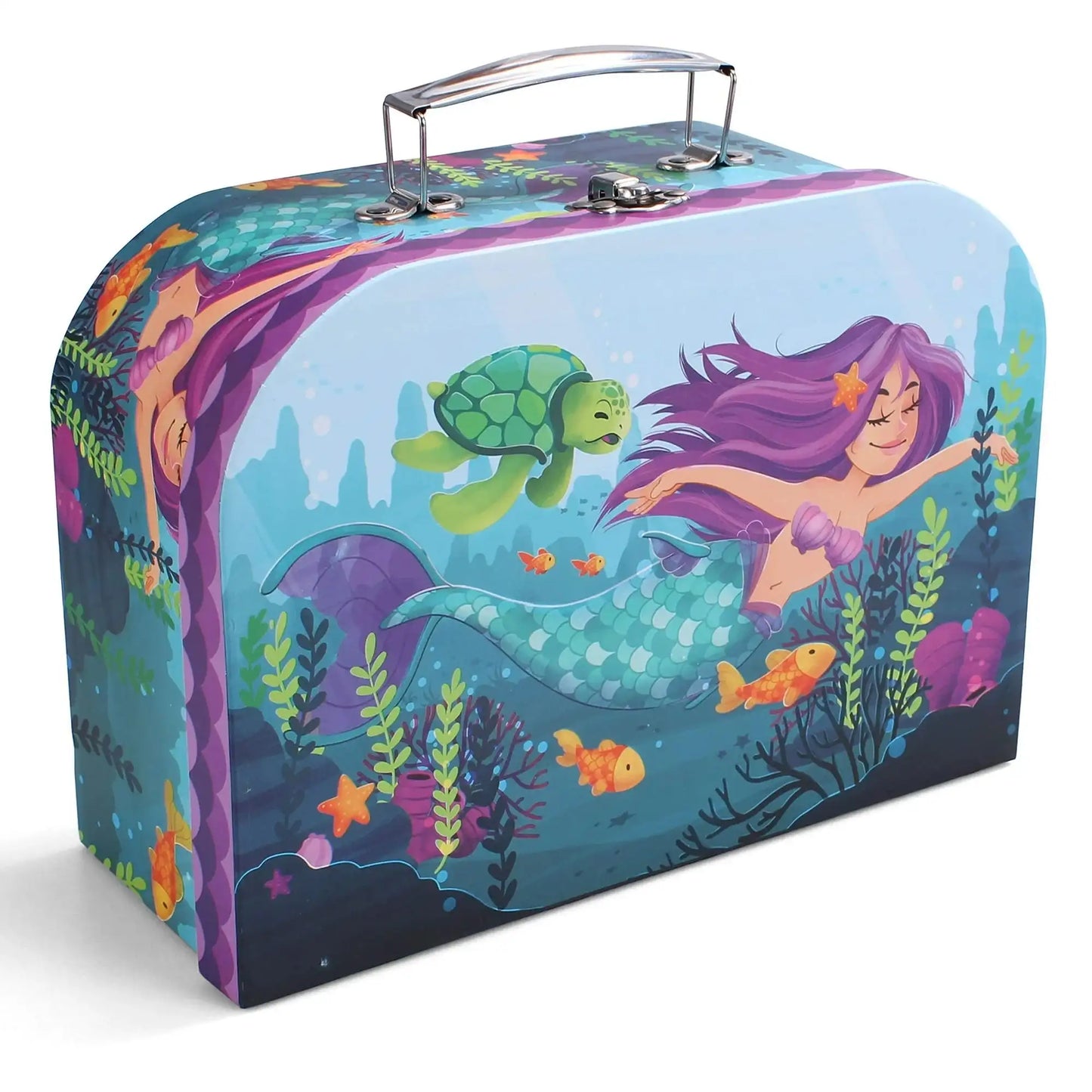 Joyfy Mermaid Tea Set For Girls Pretend Play Kitchen Toy