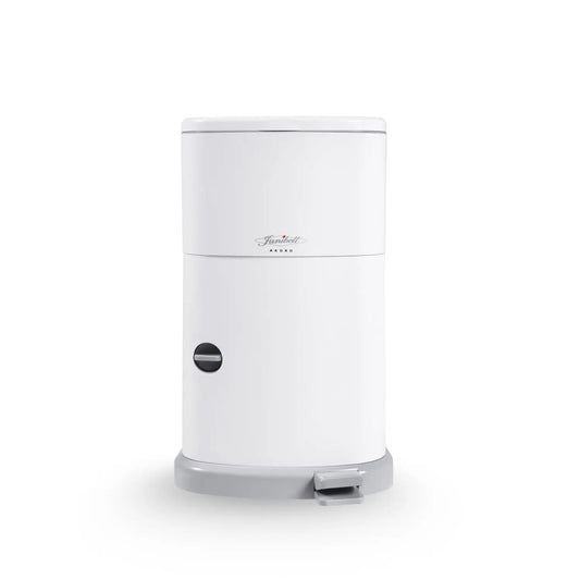 Slim Stainless Diaper Pail With Odor Lock And Foot Pedal