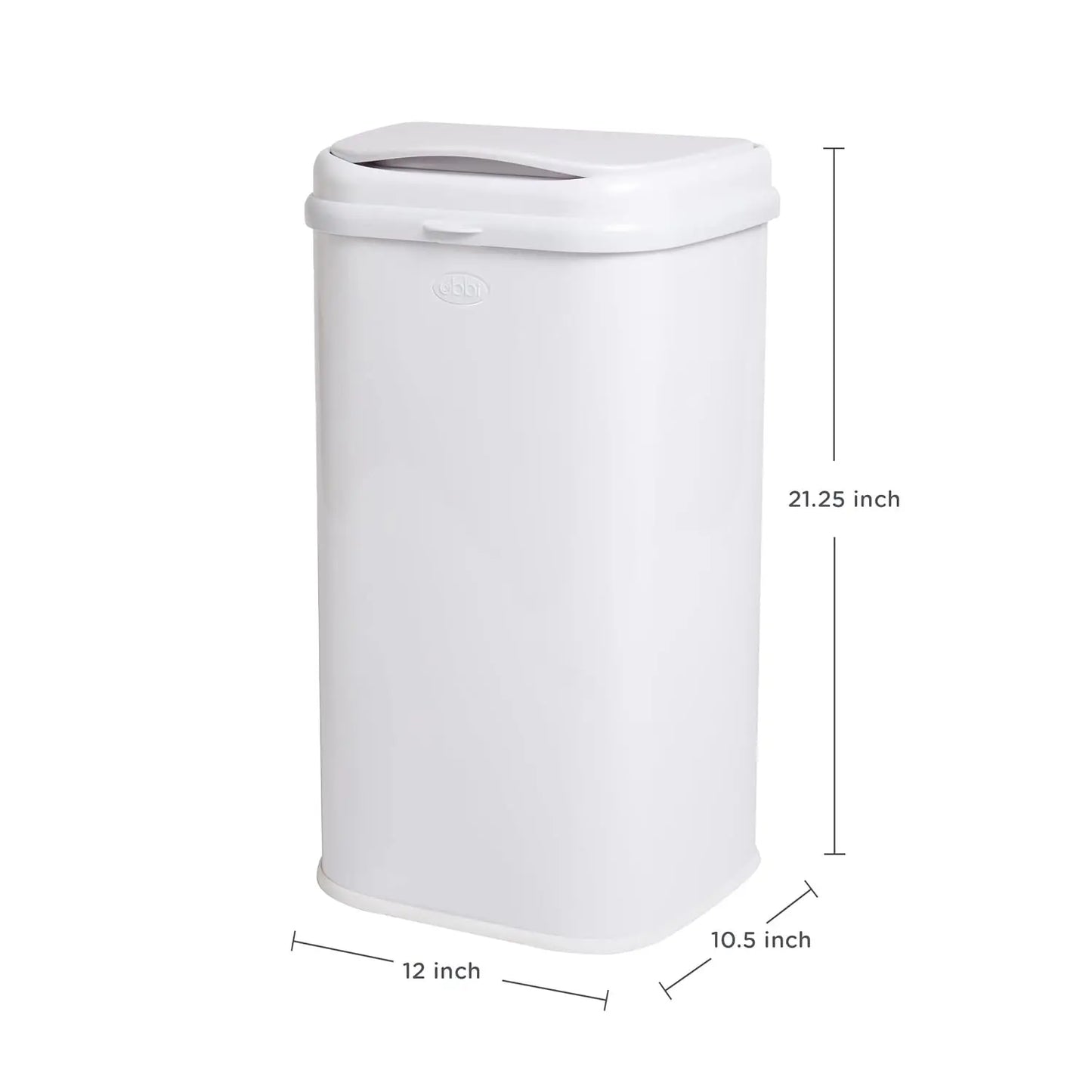 Stainless Steel Adult Diaper Pail With Odor Lock No Bags