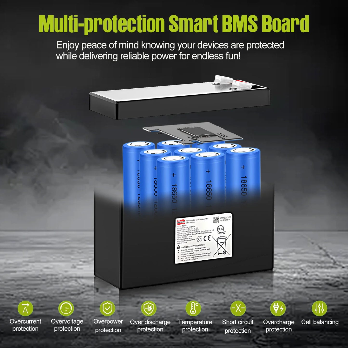 DREAMDASH Children's Electric Ride Ons Battery 10.8V 7.5Ah