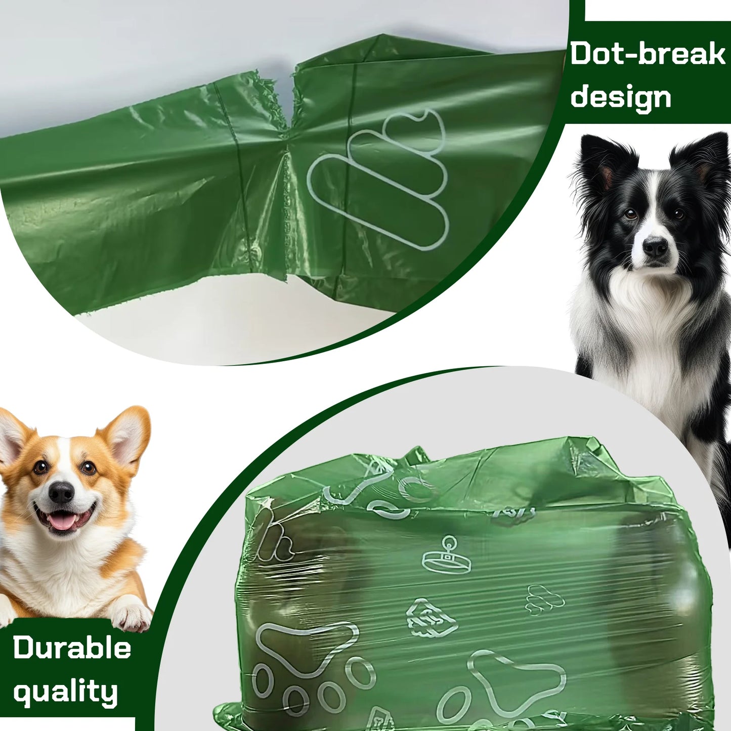 Pet Rhythm Photodegradable Handle Style Poop Bag Dispenser Fragrance