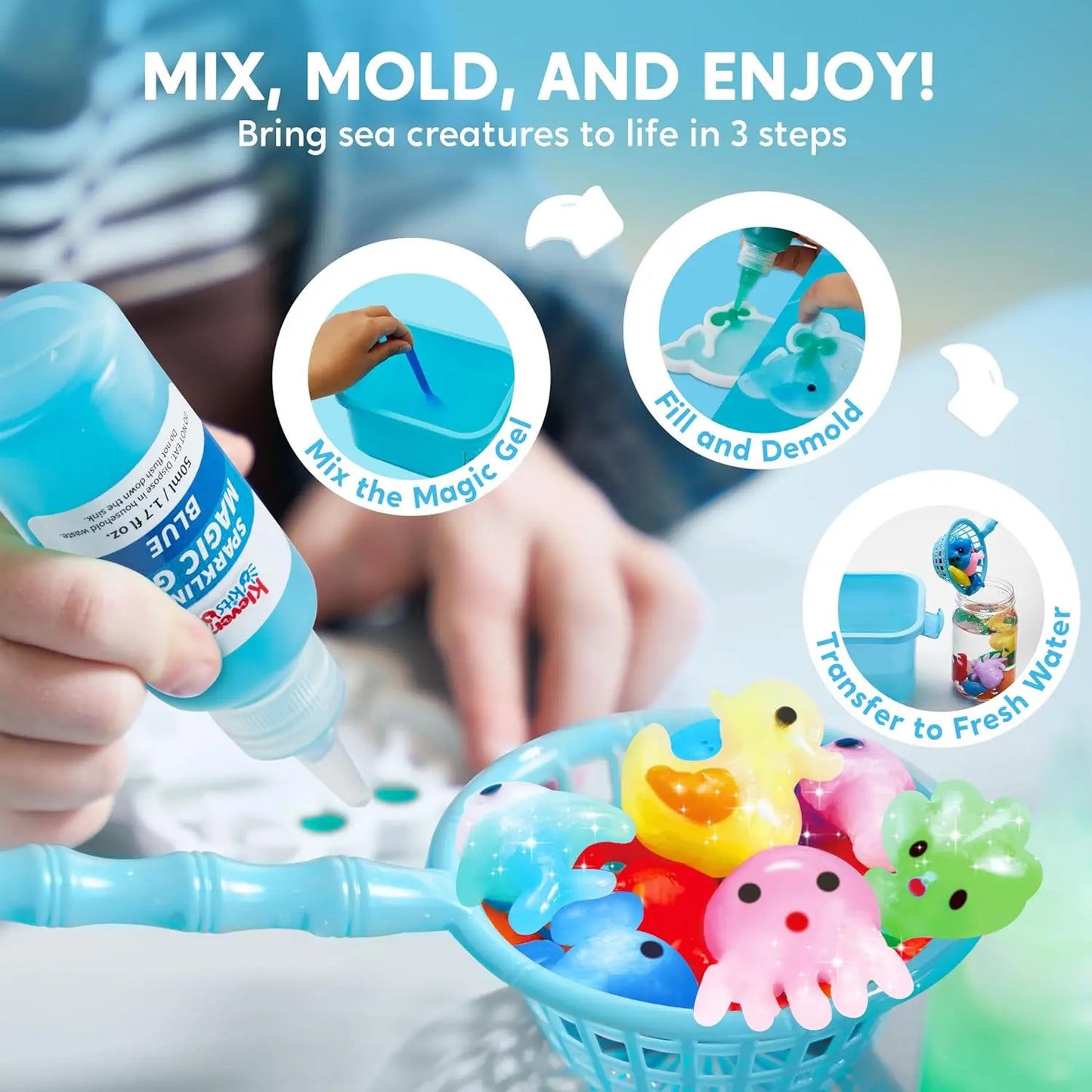 Joyfy WaterGel Kit Fairy Toy Set With 10 Gels Bundle