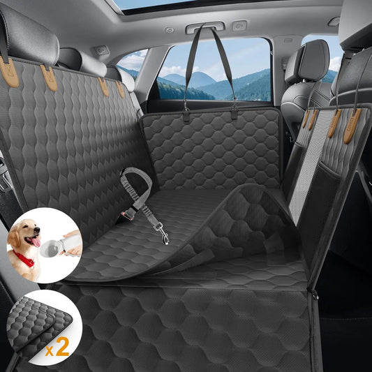 Wedyvko Waterproof Foldable Dog Car Seat Hammock Back Seat Protector