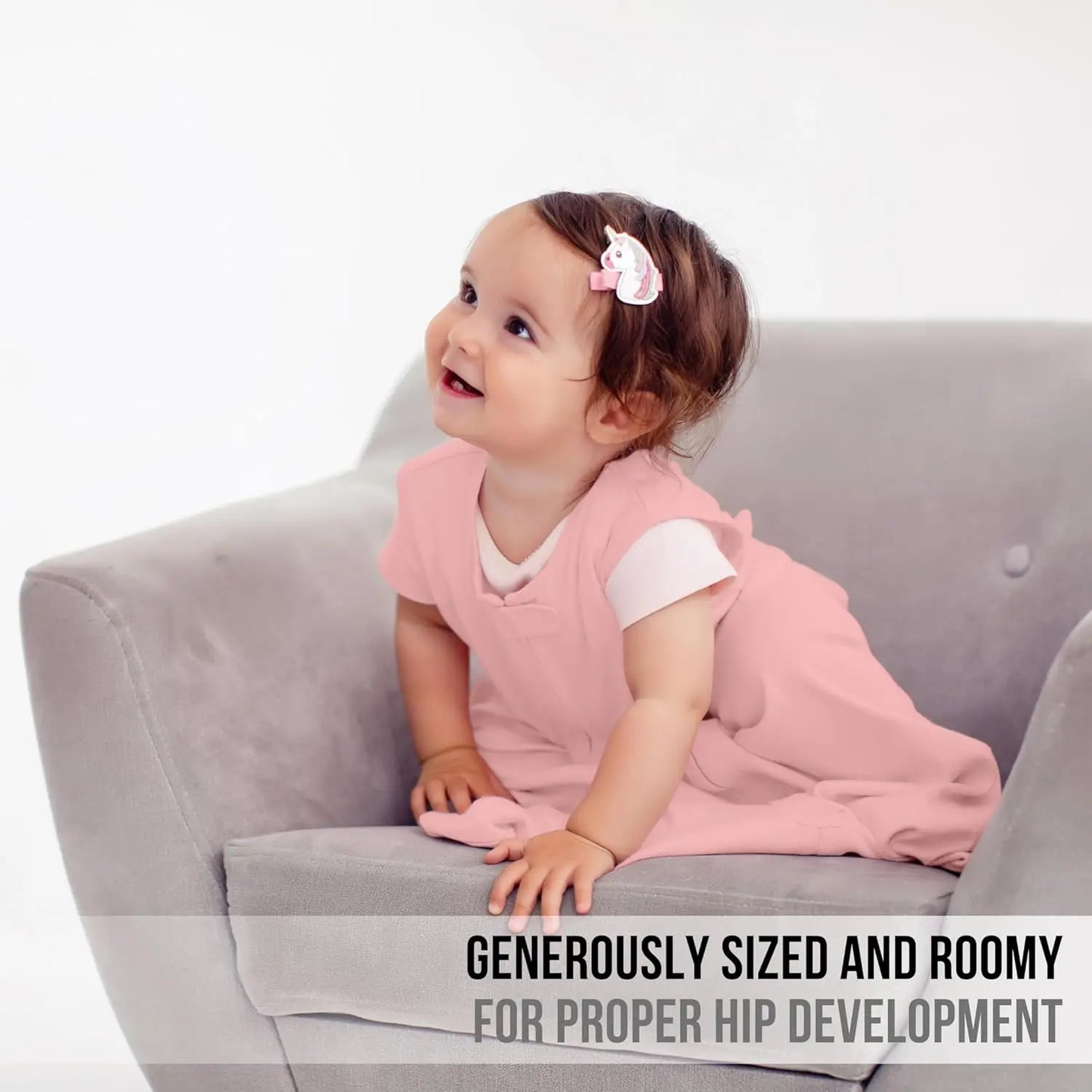 Organic Cotton Baby Sleep Sack Wearable Blanket 6-12 Months