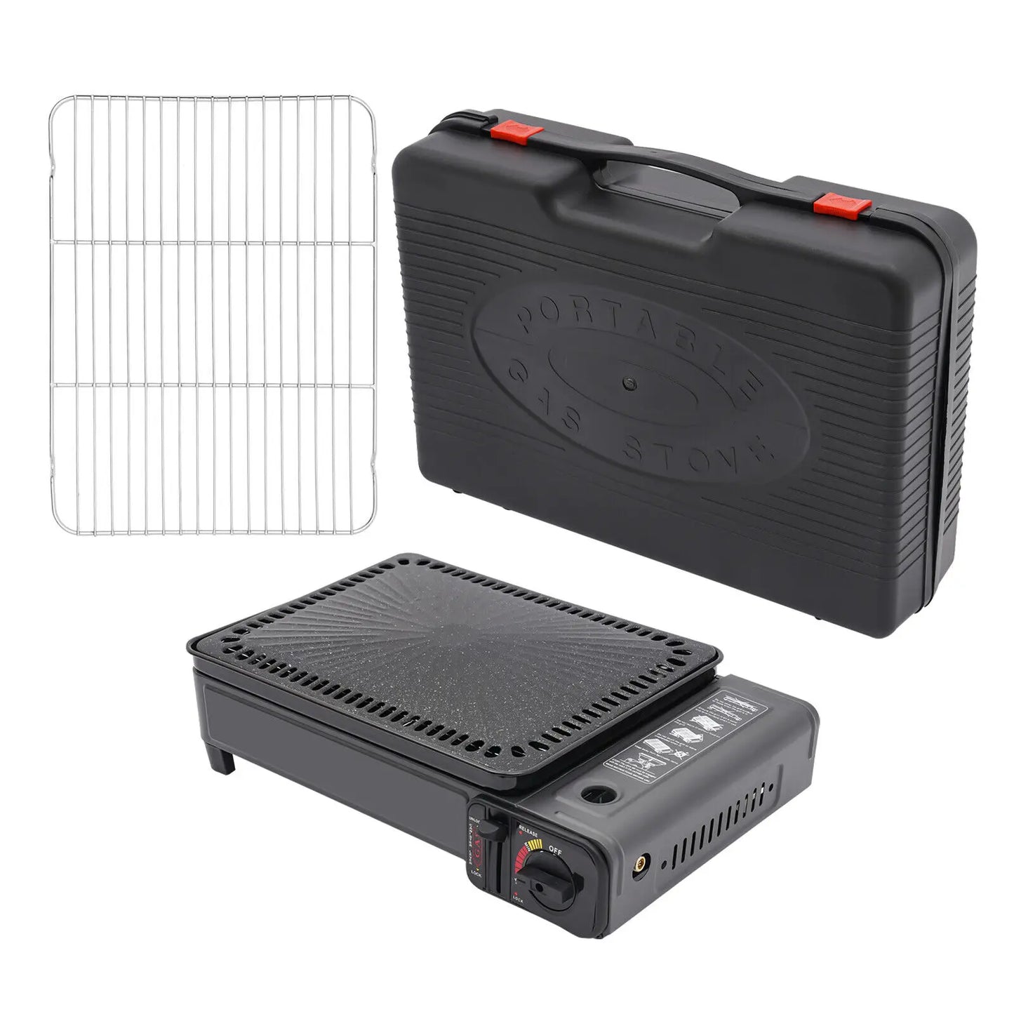 Butane Portable Camping Grill Stove for Outdoor Cooking
