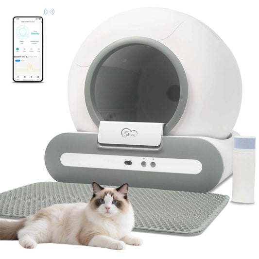 DOEL Self-Cleaning Cat Litter Box With App Control System