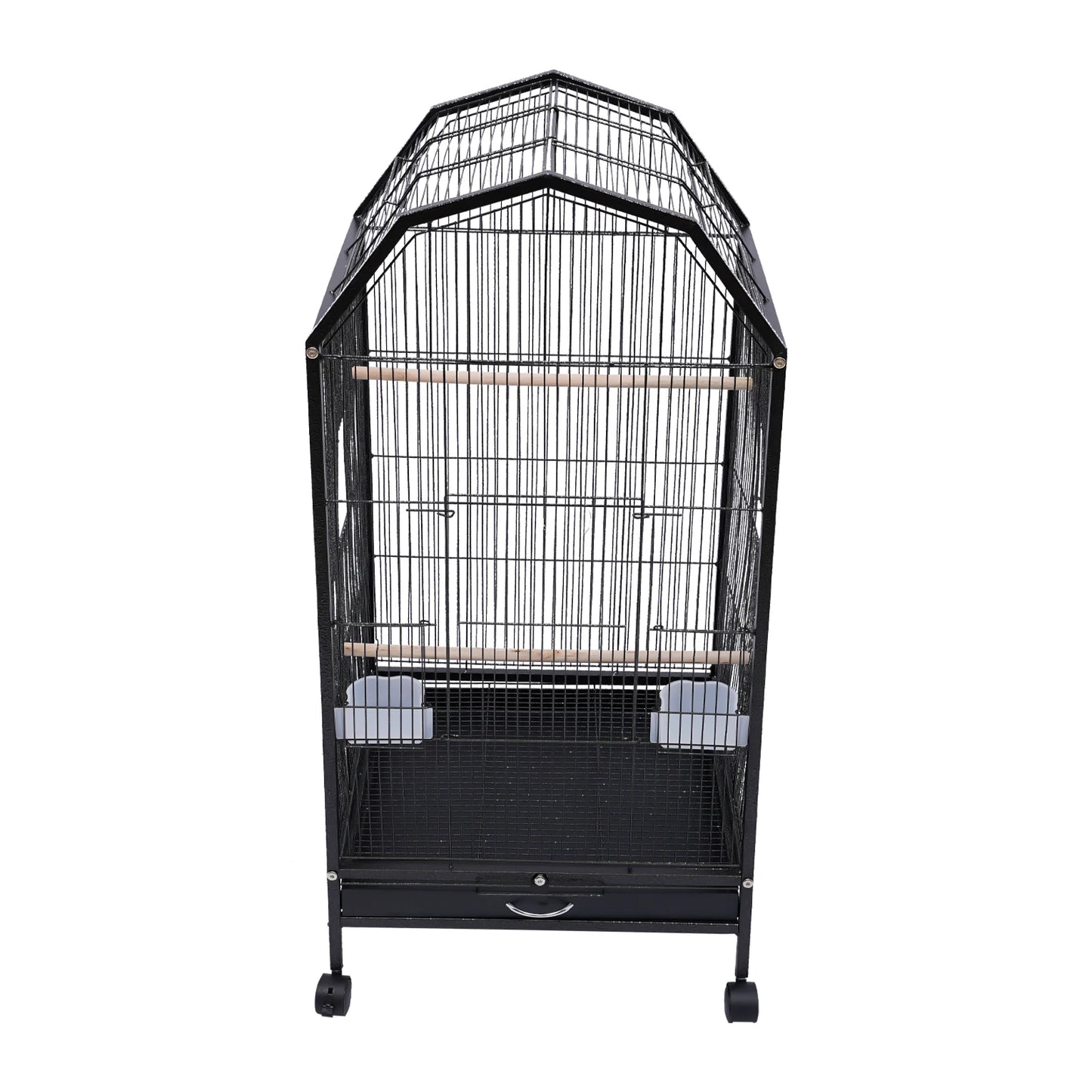Durable Iron Bird Cage for Parrots Macaws and Finches