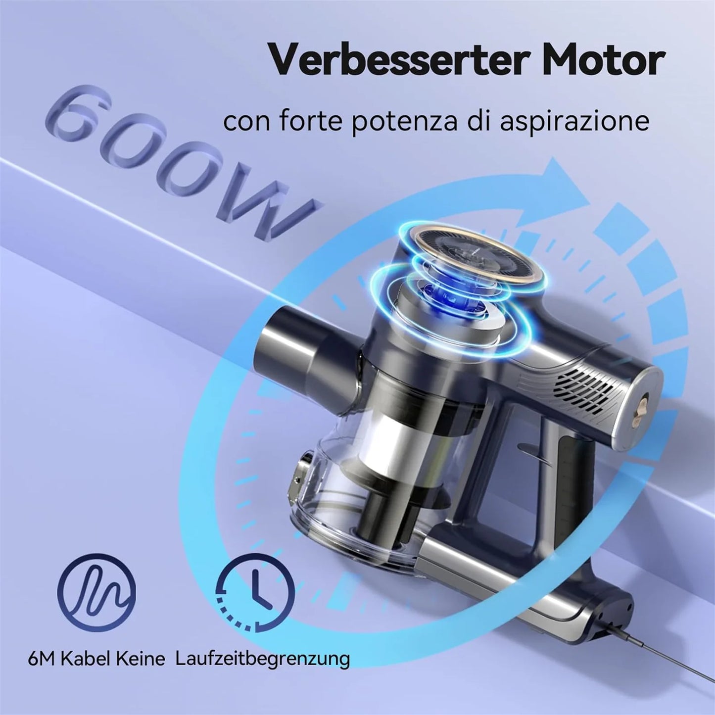 INSE I8 Corded Vacuum Cleaner For Floor Carpet Pet Hair